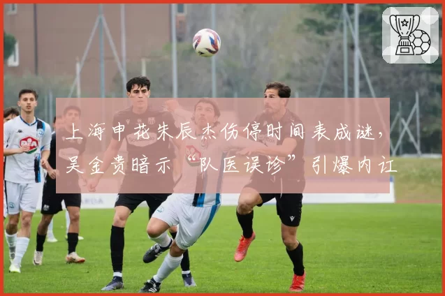 上海申花朱辰杰伤停时间表成谜，吴金贵暗示“队医误诊”引爆内讧